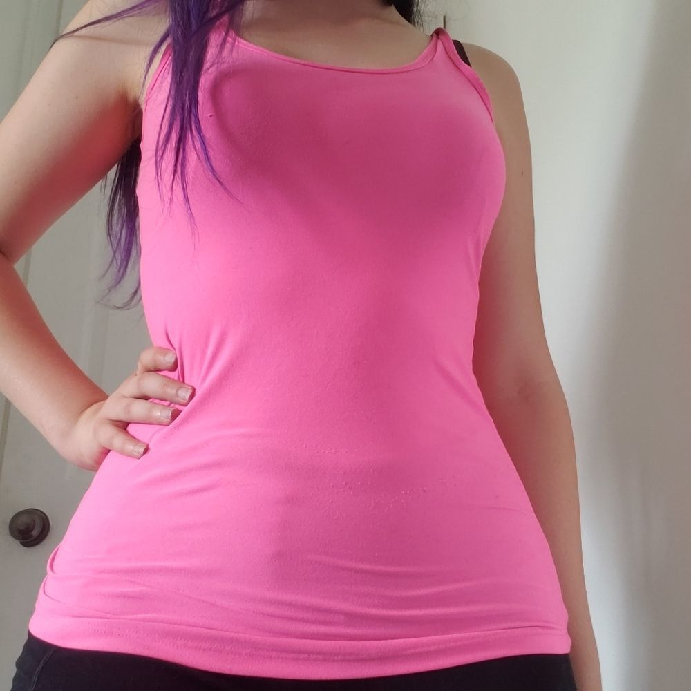 ✨2FOR15$✨NoBoundaries Pink Athletic Top
